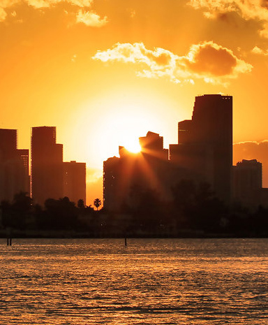Miami napsütés